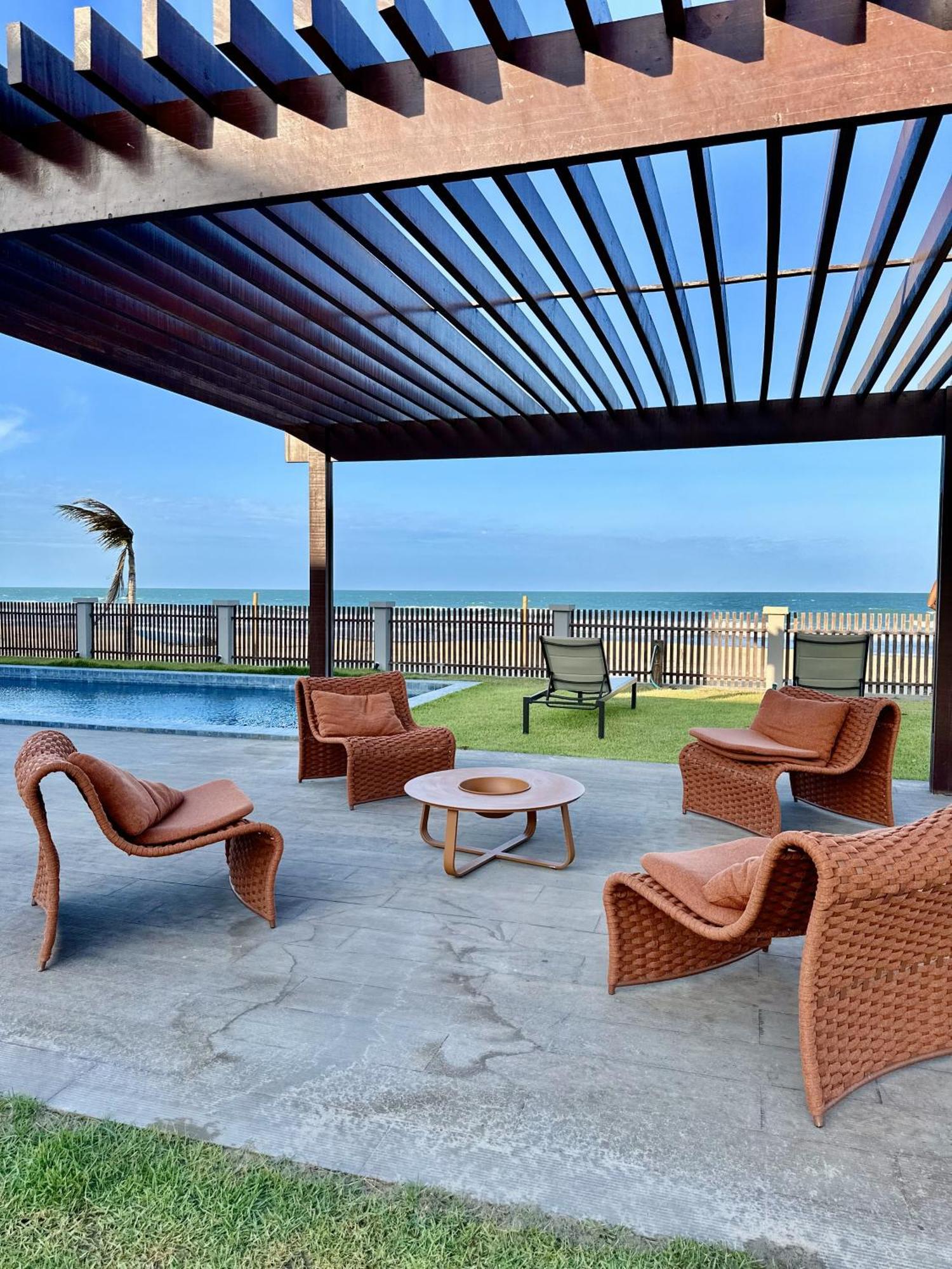 Casa Alto Padrao Beira Mar Ao Lado Do Zorah Beach Trairi - Flecheiras Buitenkant foto